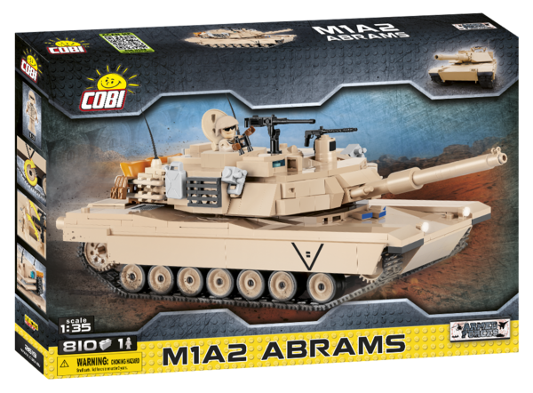 Cobi 2619 M1A2 Abrams Bausatz 810 Teile / 1 Figur