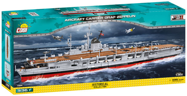 Cobi 4826 Aircraft Carrier Graf Zeppelin Bausatz 3136 Teile