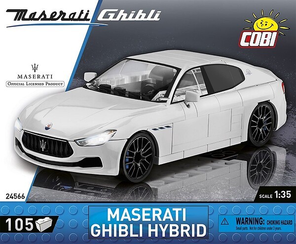 Cobi 24566 Maserati Ghibli Hybrid Bausatz 105 Teile