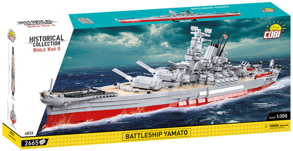 Cobi 4833 Battleship Yamato Bausatz 2665 Teile