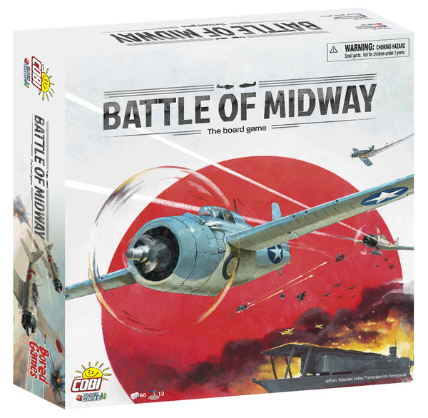 Cobi 22105 Battle of Midway Strategisches Brettspiel 60 Bauteile / 12 Flugzeuge