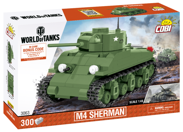 Cobi 3063 M4 Sherman Bausatz 300 Teile