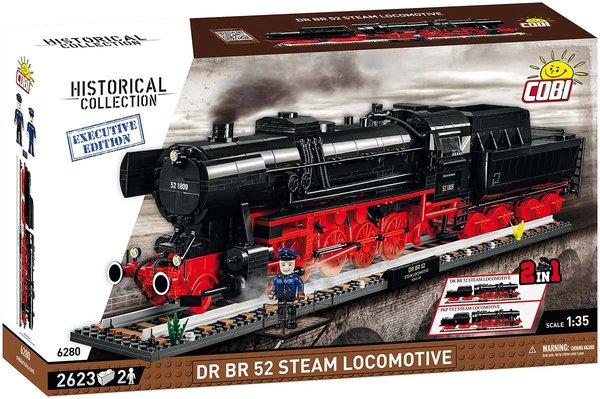 Cobi 6280 DRB Class 52 Steam Locomotive Executive Edition 2623 Teile / 2 Figuren